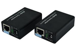 Quality Single Mode Fiber Optic Media Converter Mini Size 10 - 100M Rate DC5V 2A wholesale