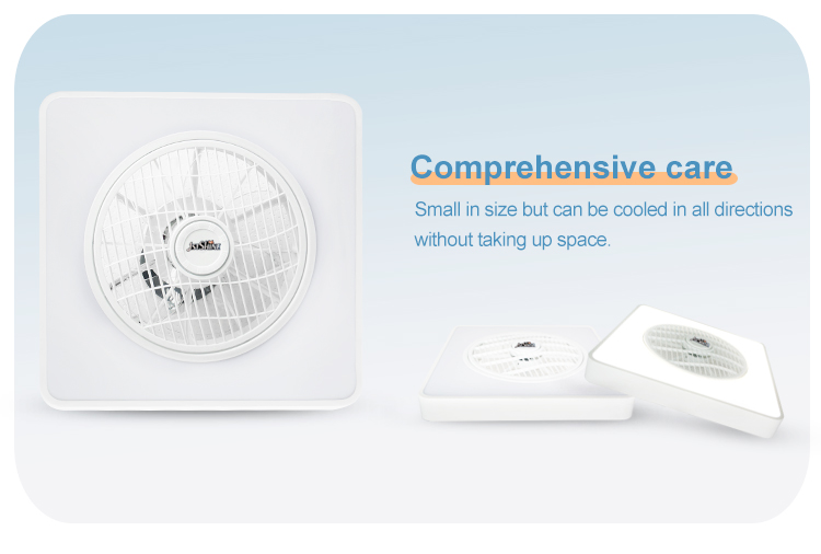 1stshine Bedroom Ceiling Fan Safe ABS Blades and Hidden Blades for Easy Installation