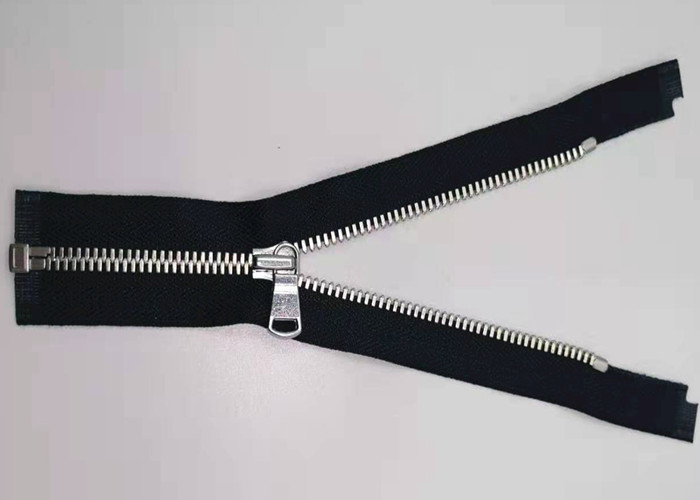 Fashionable 10# Metal Brass Zipper Nickel Free Color For Shoes Eco Friendly