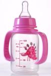 Standard 4oz 125ml Polypropylene Baby Bottles Two Handle