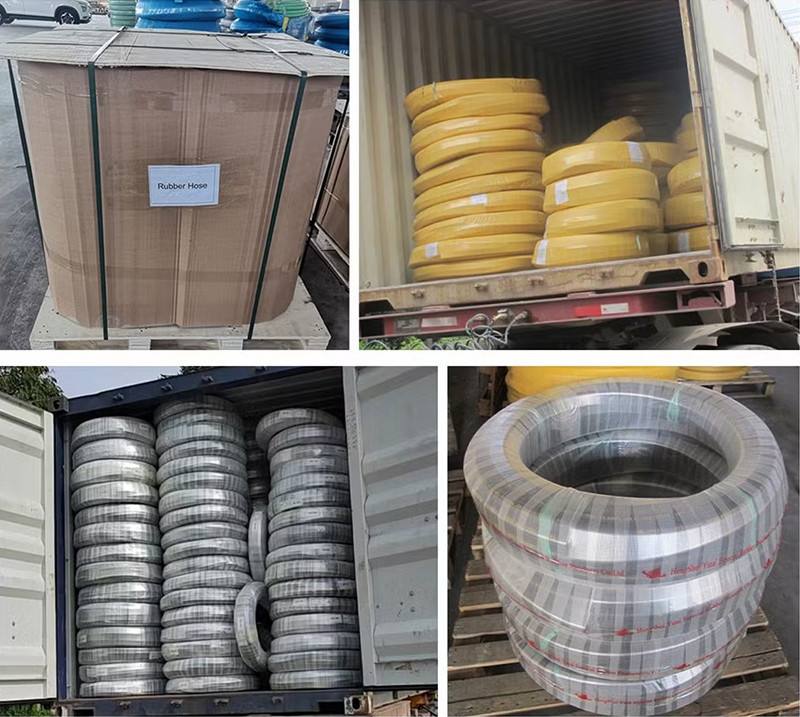 Rubber And Ceramic Flexible Hose Pipe Ozone Resistant For Mining