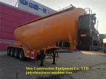 SCEC 3 Axles Havy Duty Semi Trailers 45m3 Bulk Cement Tanker Semi Trailer