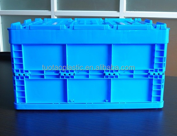 PP Material Mesh Style Collapsible Crate Box for Storage and Moving 600x400x337mm