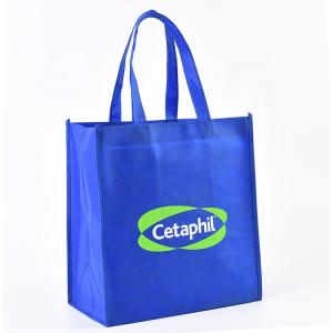 China Reusable Non Woven Fabric Shopping Bags Tote Grocery Bag 100-160gsm on sale