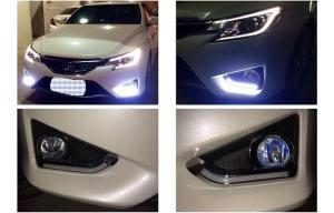 Quality Toyota REIZ 2013 2014 LED Daytime Running Light Car DRL Running lamp wholesale
