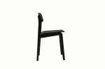 Black Grey Luxury Wooden Dining Chairs Nordic For Home Furniture