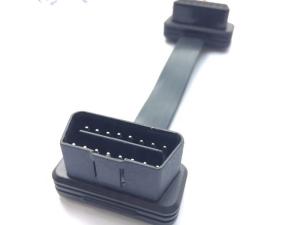 Quality RoHS certificate Wire Cover Pipe OBD 2 Male To Female Connector Cable wholesale