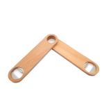 Beech Wood Metal Bottle Opener Sublimation - Perfect For Gifting 4cm