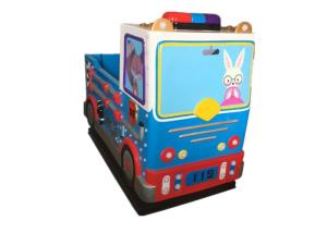 Quality Fire Car Coin Operated Kiddie Ride , Coin Op Rides Not Easily Deformed wholesale