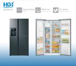 HGI 70in French Door Refrigerator With Water Dispenser Digital Inverter 587 Ltr