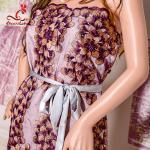 Pretty And Colorful Dressmaking Embroidered Lace Fabric For Clothing