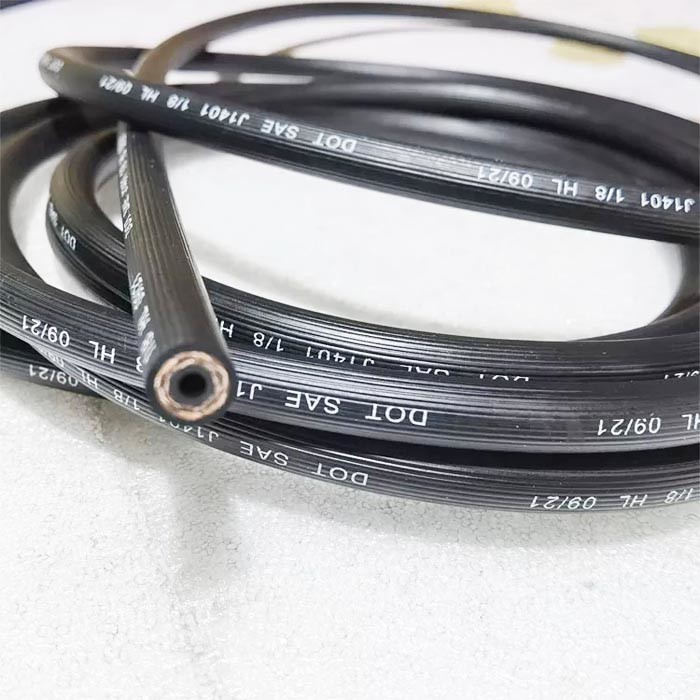 3.2*10.5mm Custom Rubber Brake Lines OEM With Protective Cover