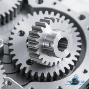 Titanium Alloy CNC Custom Machined Metal Parts Agricultural Machinery Variable Speed Gear Corrosion Resistant
