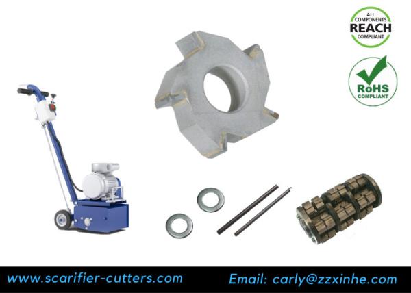 Concrete Scarifier Planer Grinder Drum Parts Blades Lamel Milling Drum Cage