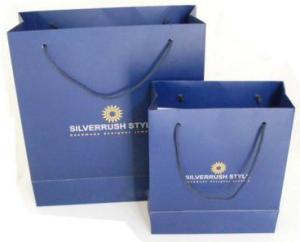 Quality Logo printed eco-friendly custom Paper Shopping Bags wholesale