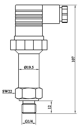 OEM mems Isolation diaphragm professional pressure transmitter