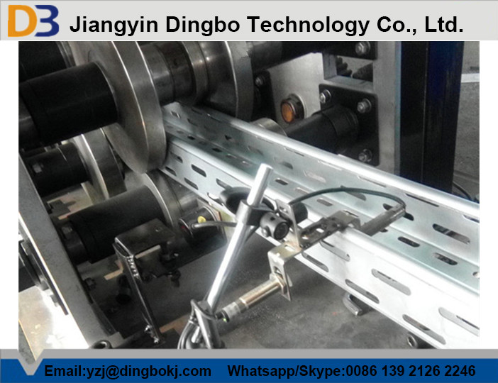 Automatic Galvanized Steel Cable Tray Manufacturing Machine With Punching Part