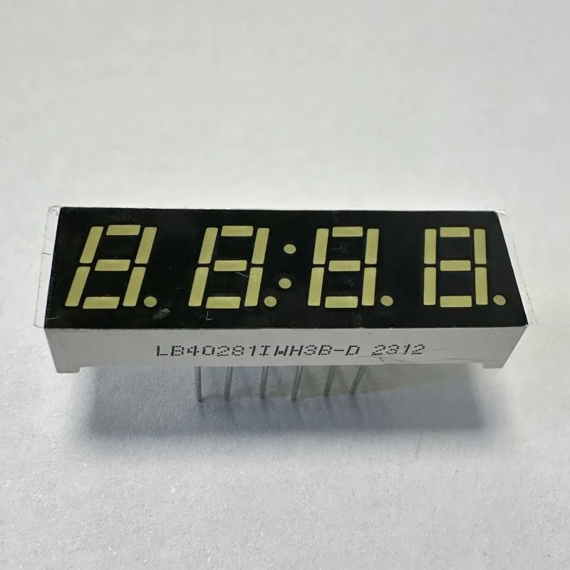 Ulrta Bright White LED Display 7mm 4 Digit 7segment Common Anode for Multimeter Panel