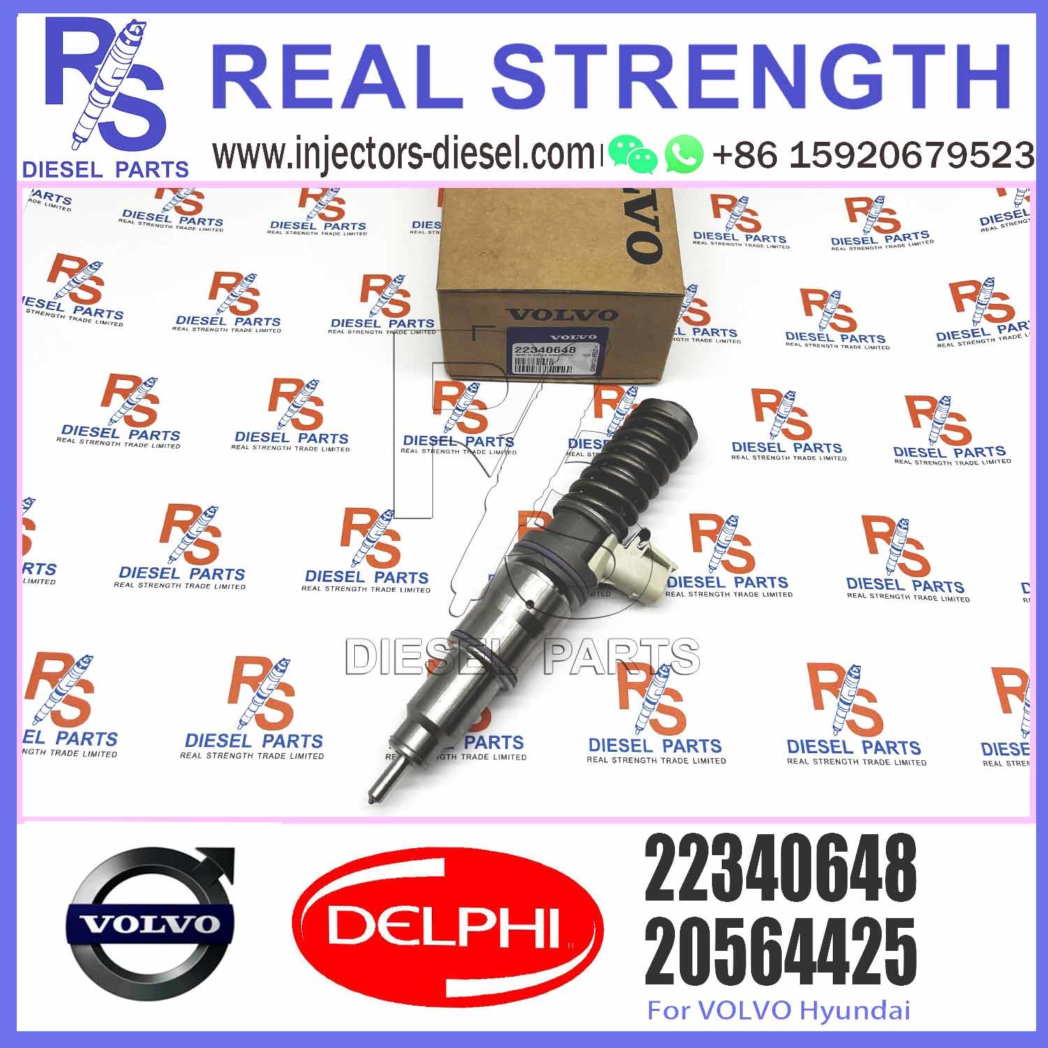Diesel Fuel Injector 22340648 BEBE5G17001 BEBE5G17101 21506699 E3.4 for V-O-L-V MD16 P3622