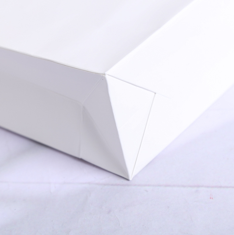 Customized Printing Card Paper Bags With Handles For Clothing Shopping