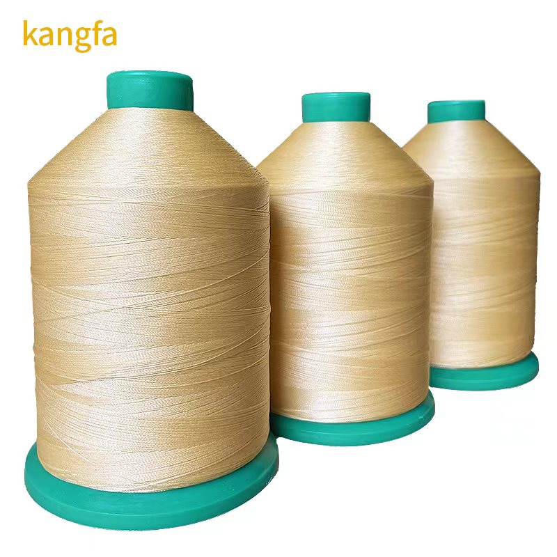 Kangfa Polyester Bonded Thread For Hand Knitting Sustainable Stitching with Ring Twist