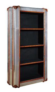 Quality Solid Wood Office Furniture Shelves , 4 Shelf Bookcase Aluminium Sheet Home / Office Storage wholesale