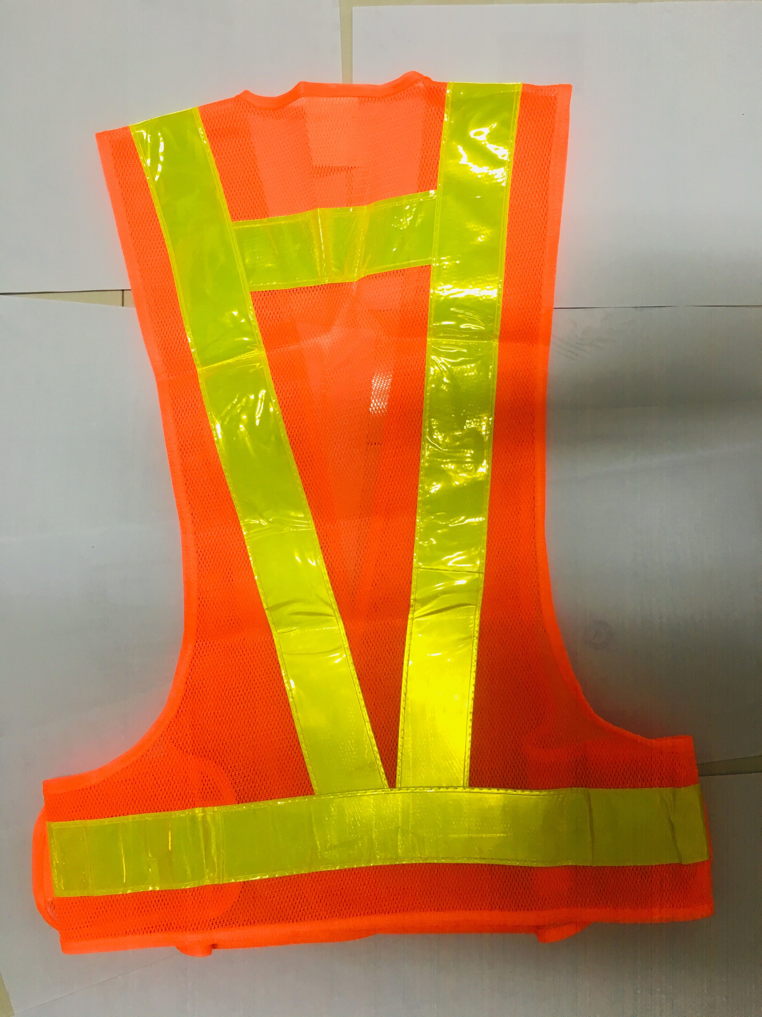 Traffic Class 2 Mesh Safety Vest 120gram Orange Safety Vest Mesh