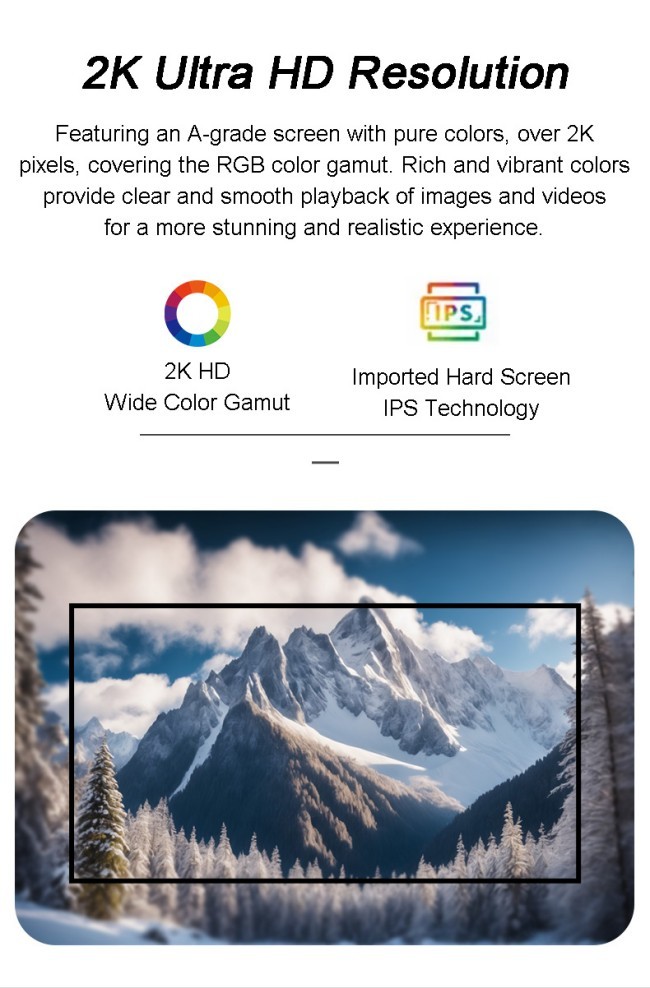 Full HD Advertising Screen with 4K Ultra HD Resolution Vertical LCD Panel Stand and 8 Array Mic