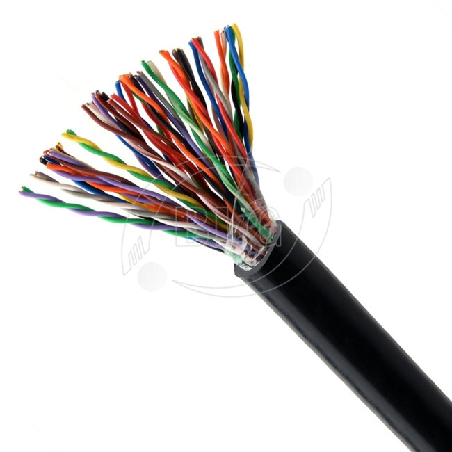 Outdoor UTP Multi Line Phone Cord HDPE Insulation With Bare Copper Conductor