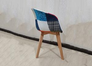 Quality Solid Wood Patchwork Dining Chair With Super Load Bearing wholesale