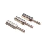 Brass Hex Spacers Custom Fasteners Male Female Threads Nickel Finsih