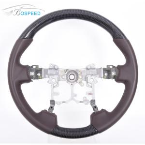 Quality Smooth Leather Toyota Carbon Fiber Steering Wheel Matte 350mm wholesale