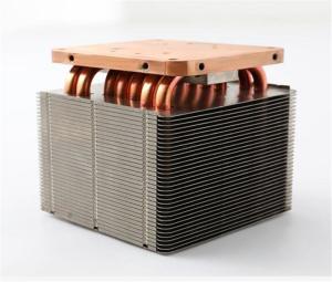 Quality Squared Copper Pipe Electronic Heat Sink , Sintered Laptop Cpu Heatsink wholesale