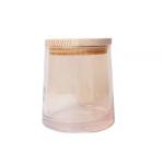Custom 10oz 300ml Colorful Glass Candle Cup Vessels Clear Glass Candle Jars