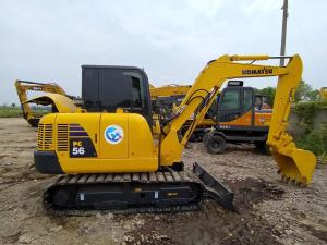 Quality Pc 56 2550mm Used Mini Excavator Construction Digging Machine Komatsu Pc 56 wholesale