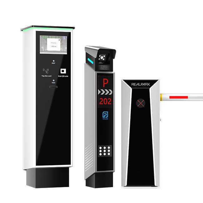 Modular Parking Lot Kiosk with Thermal Ticket Printer Easy Entry Ticket Support and Maintenance
