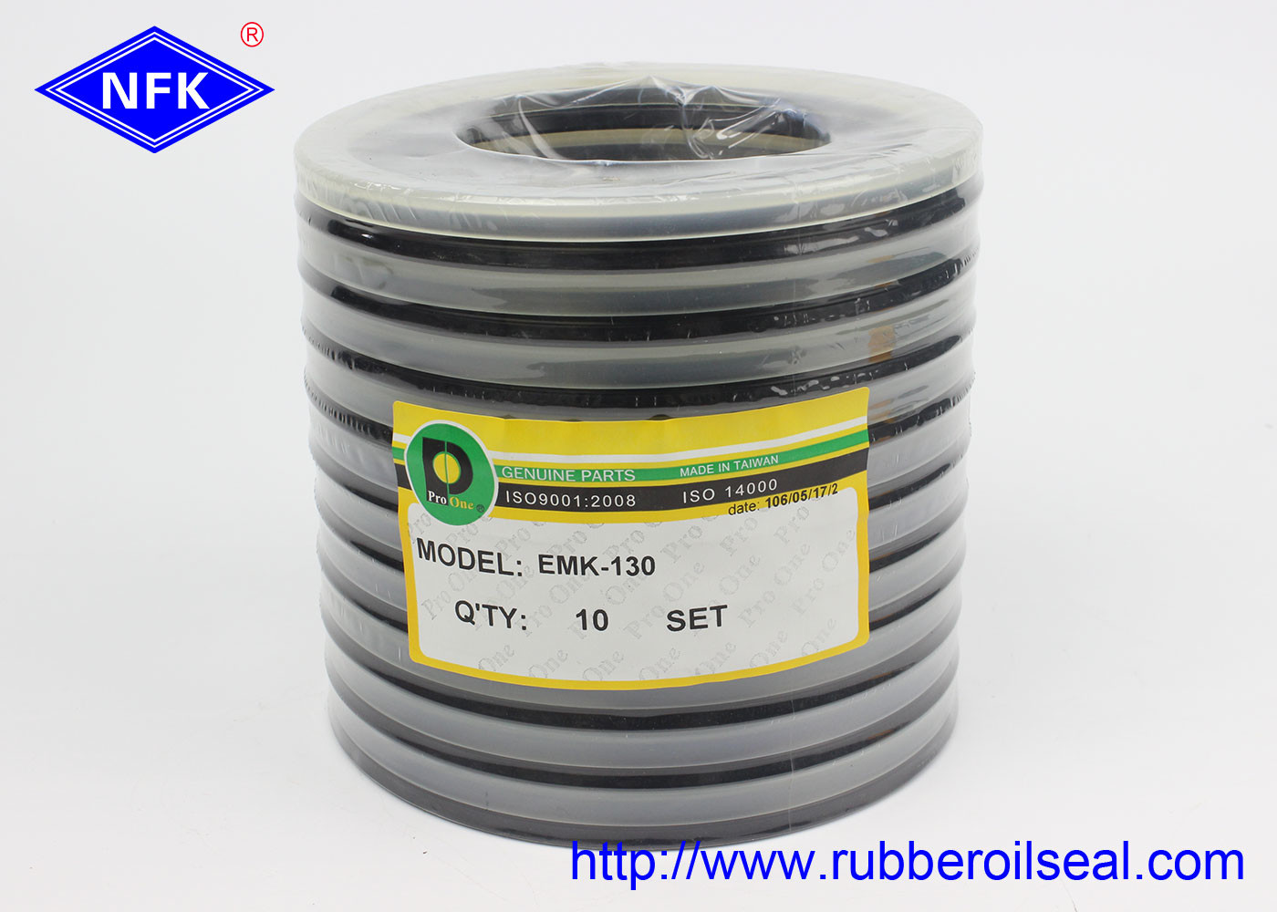 Double Acting Rubber Pneumatic Cylinder Piston Seals UKH ,EKM OD 110, 120 ,130