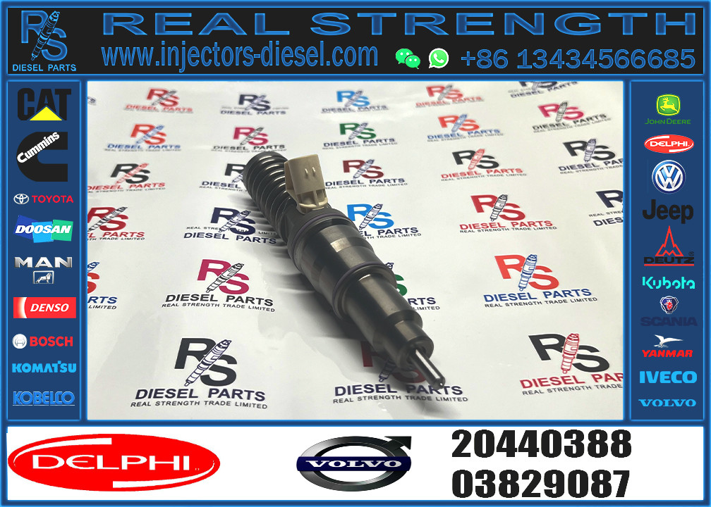 Diesel Fuel Injector 20440388 20363749 3803654 For VOLVO FM/FH/NH 12 B12 FM9 D12D Common Rail Injector 20440388 BEBE4C01001