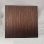 Anti Bronze Hairline 304 Stainless Steel Sheet AFP finish