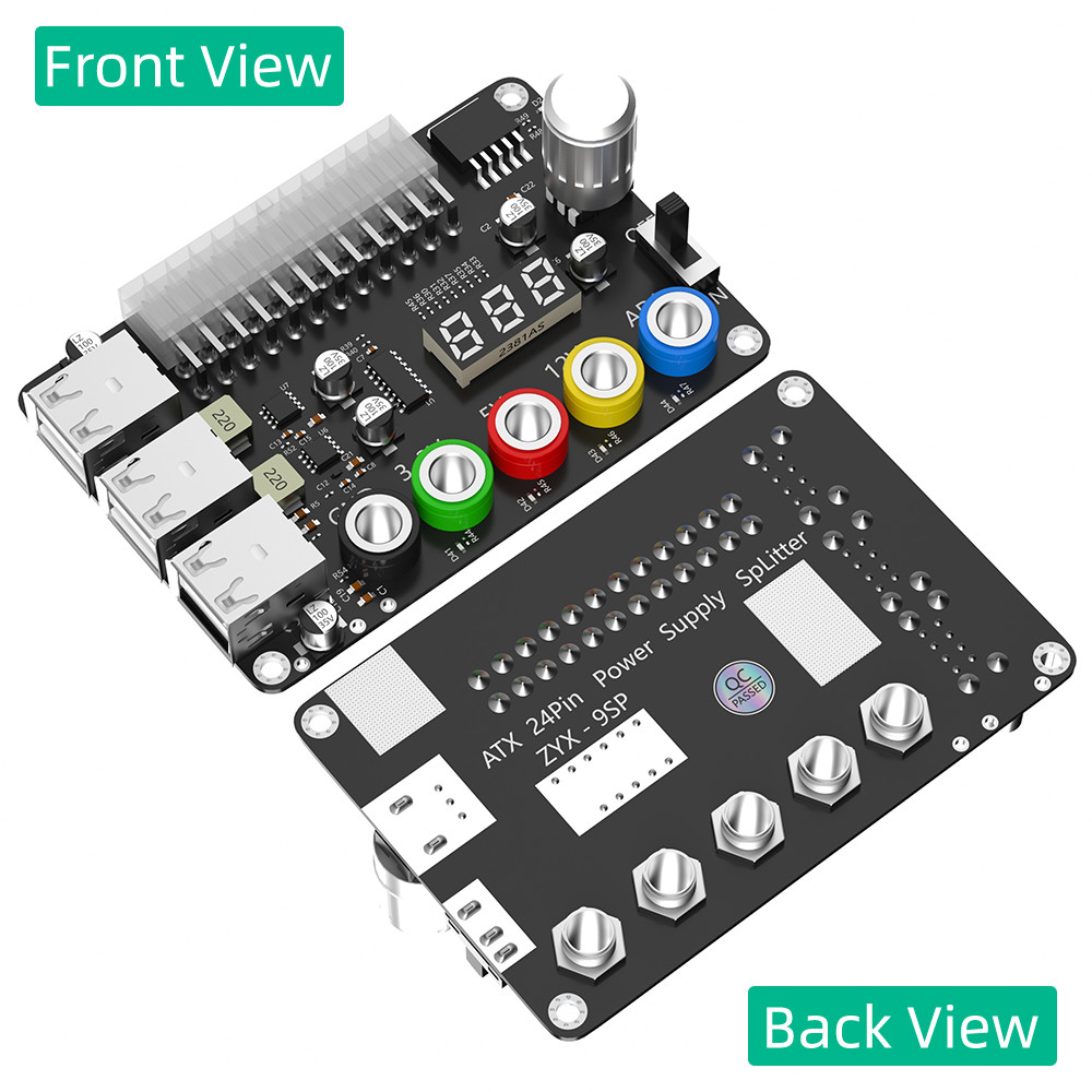 Efficiently Manage Power with ATX Power Supply Breakout Board and Acrylic Case Kit