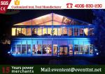 850gsm Pvc Fabric Luxury Double Decker Tents 45m Waterproof For Advertising