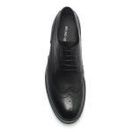 Adult Anti Odor Breathable Black Lace Up Dress Shoes