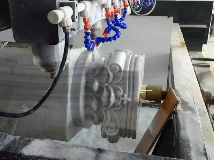 Stone Lion Three Dimensional Stone Carving Machine Six Axis