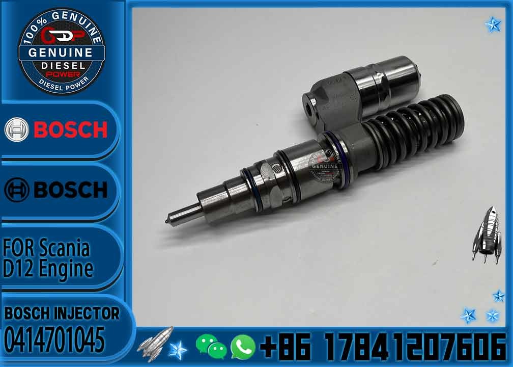 Diesel Unit Fuel Injector 0414701067 0414701045 1805343 For Scania R340 P340 10.6 d
