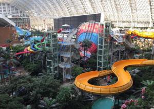 Quality Adult Playground Tube Slide / Fiberglass Slide Water Park Project wholesale