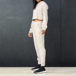 Ribbed Nylon Spandex Womens Loungewear Set 360gsm Tracksuit Sets For Women