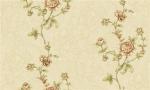 Fashion Deep Embossed Wallpaper , Bedroom Damask Wallpaper For Decoration