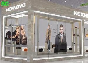 Quality Rental Curtain Digital Transparent LED Screen MBI5124 IC Customized Brightness wholesale