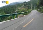 Road Highway W Beam Crash Barrier Anti Corrosion Metal Safety Barriers