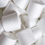 100 Polyester Spun Yarn 20s 30s , Dyed Polyester Twisted Yarn Low Water